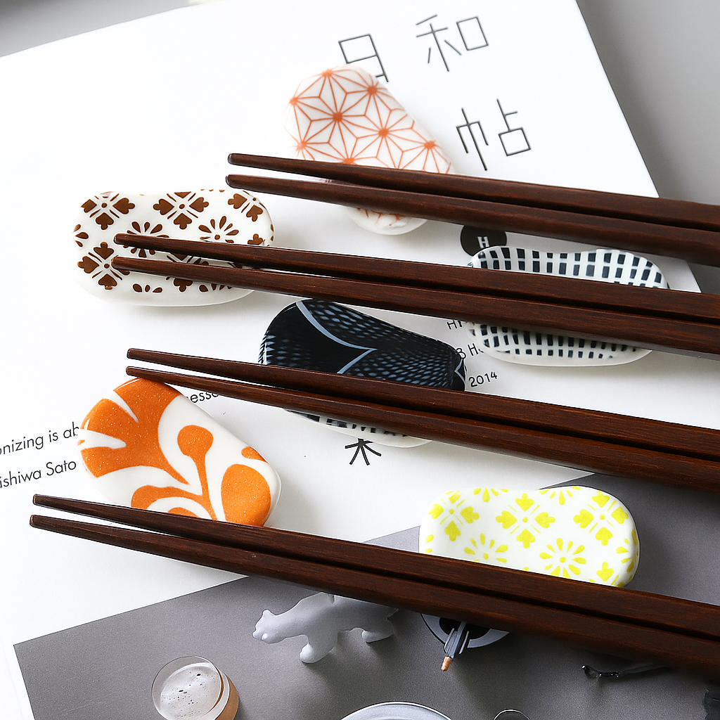 Kitchen Appliances Shelves - Japanese Style Chopsticks Spoon Rack Square