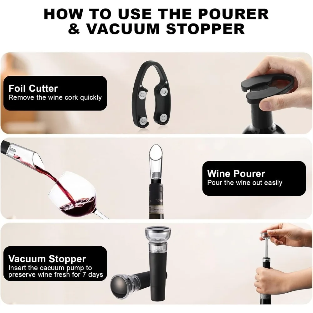 Electric Wine Opener Set Elect – Wine Opener Electric Bewertung und Preis