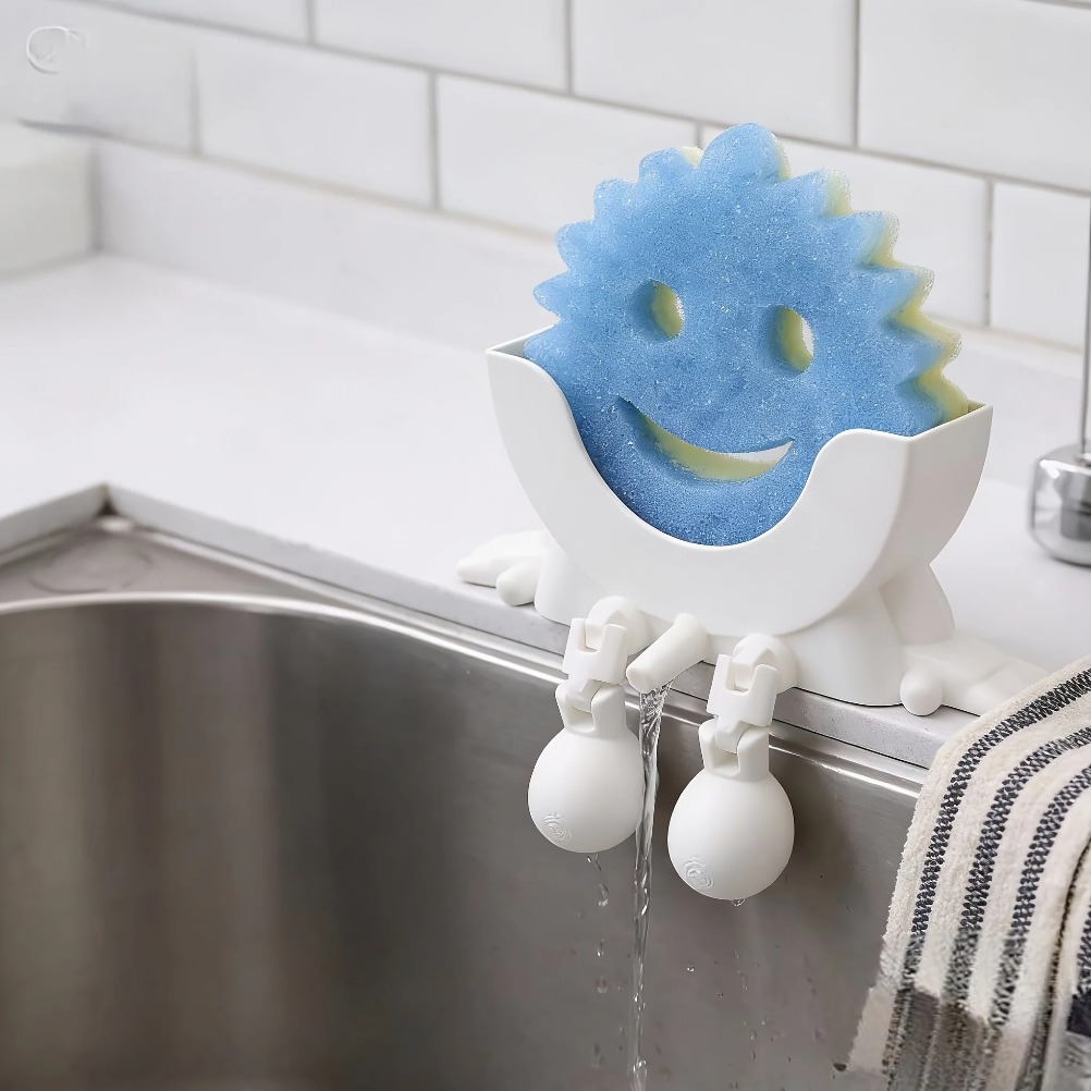 Drainable Soap & Sponge Holder – Kitchen Appliances Shelves Bewertung und Preis