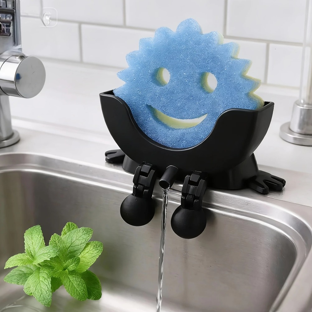 Drainable Soap & Sponge Holder – Kitchen Appliances Shelves Bewertung und Preis