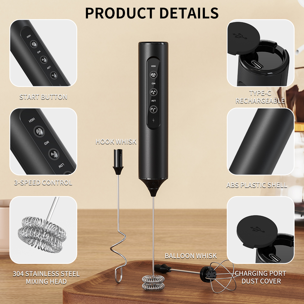 3 in 1 Electric Handheld Milk  – Kitchen Appliances For Restaurant Bewertung und Preis