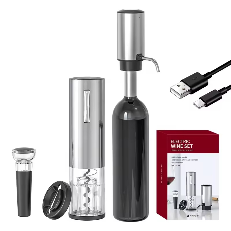 2024 New Design 4-in-1 Lithium – Wine Opener Electric Bewertung und Preis