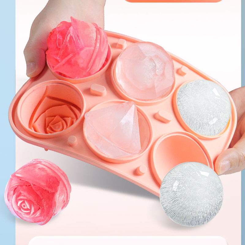 3D Rose Diamond Round Ice Cube – Kitchen Appliances Shelves Bewertung und Preis
