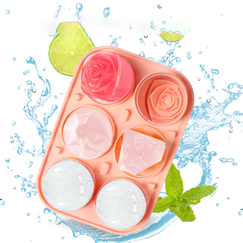 3D Rose Diamond Round Ice Cube – Kitchen Appliances Shelves Bewertung und Preis