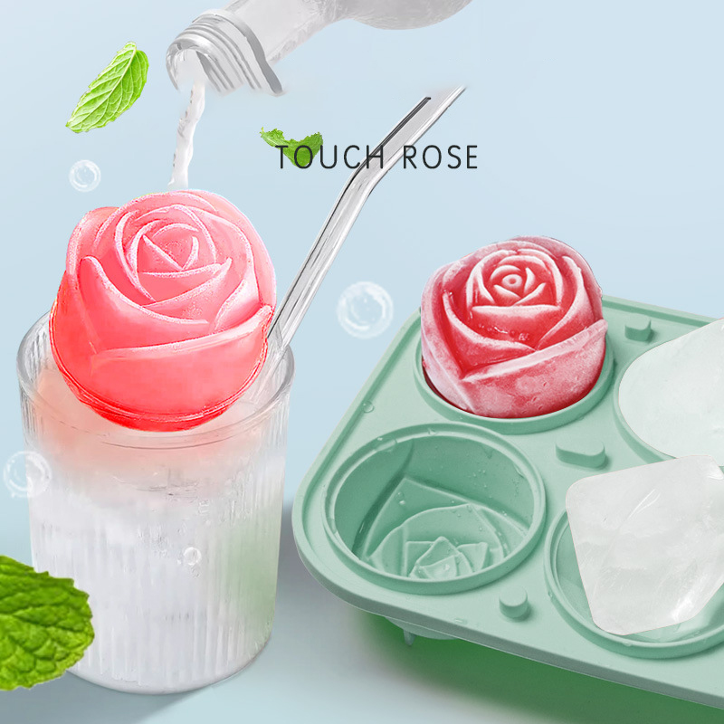 3D Rose Diamond Round Ice Cube – Kitchen Appliances Shelves Bewertung und Preis