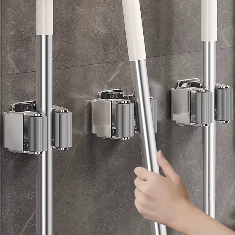 1-10Pcs Mop Broom Holder Wall  – Kitchen Appliances Shelves Bewertung und Preis