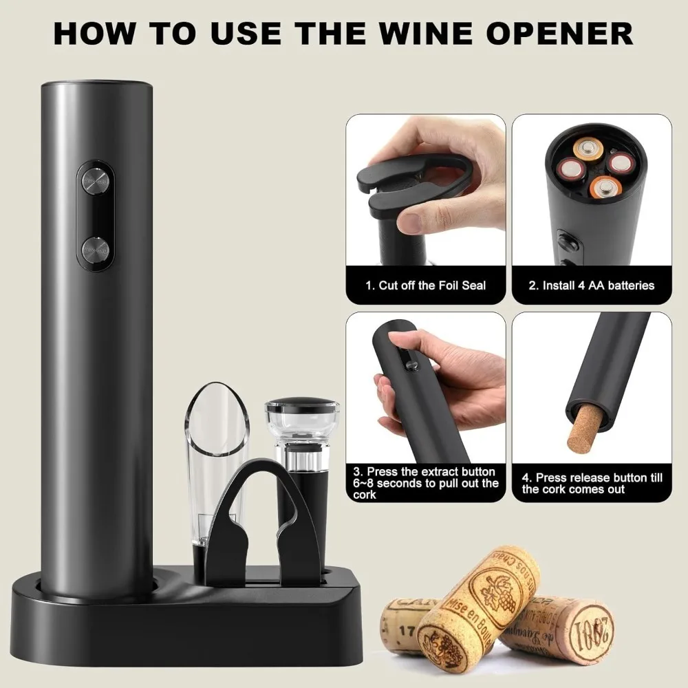 Electric Wine Bottle Opener Se – Wine Opener Electric Bewertung und Preis